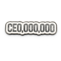 CEO,000,000 Metal Phone Sticker With 3M Sticky Backing