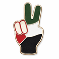 UAE Peace Hand Metal Phone Sticker With 3M Sticky Backing - StickyPins