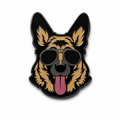 Cool German Shepherd Alsatian Metal Phone Sticker With 3M Sticky Backing